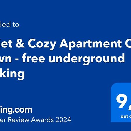 Quiet & Cozy Apartment Old Town - Free Underground Parking Košice Εξωτερικό φωτογραφία